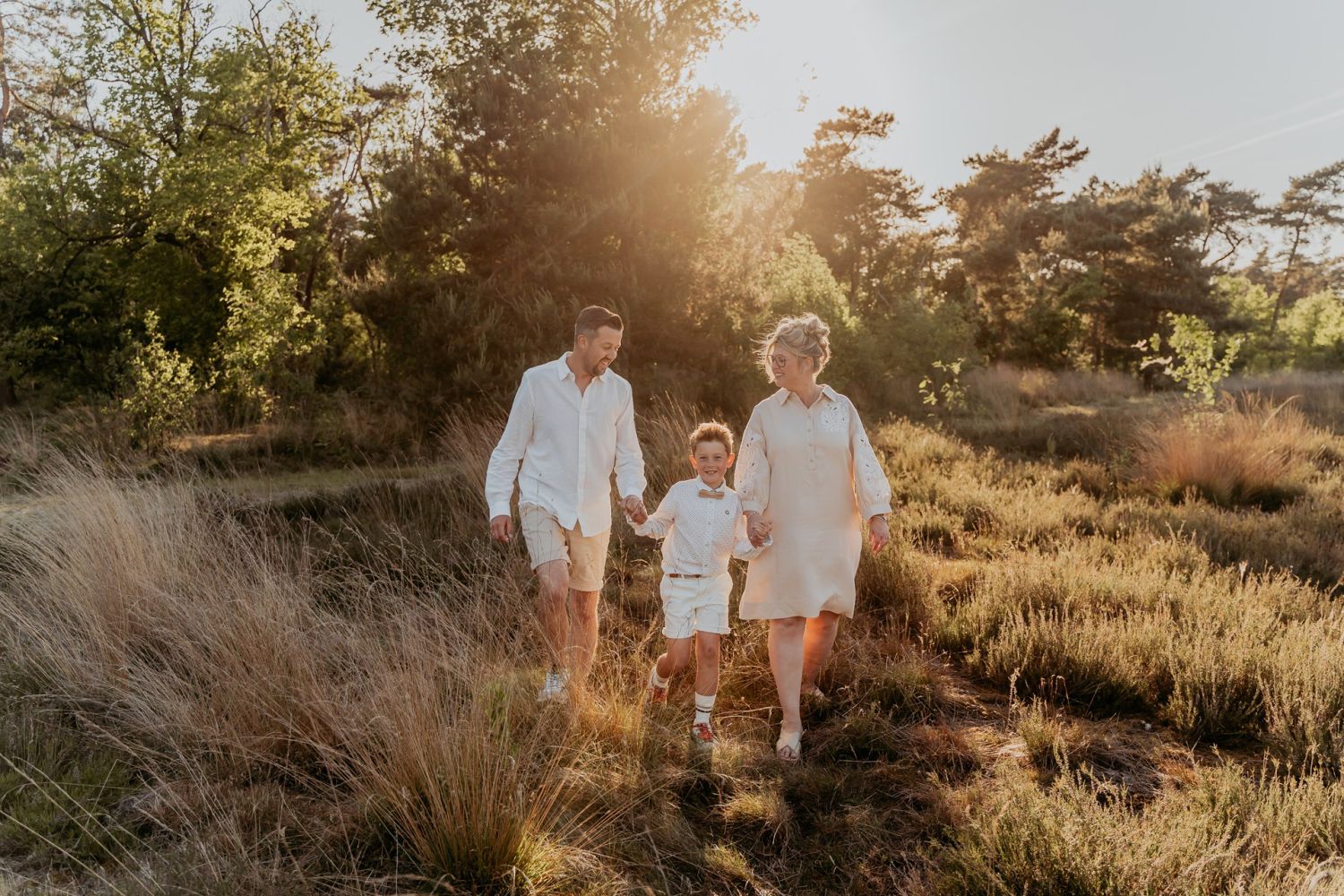 romantische sprookjesachtige communiefoto's
