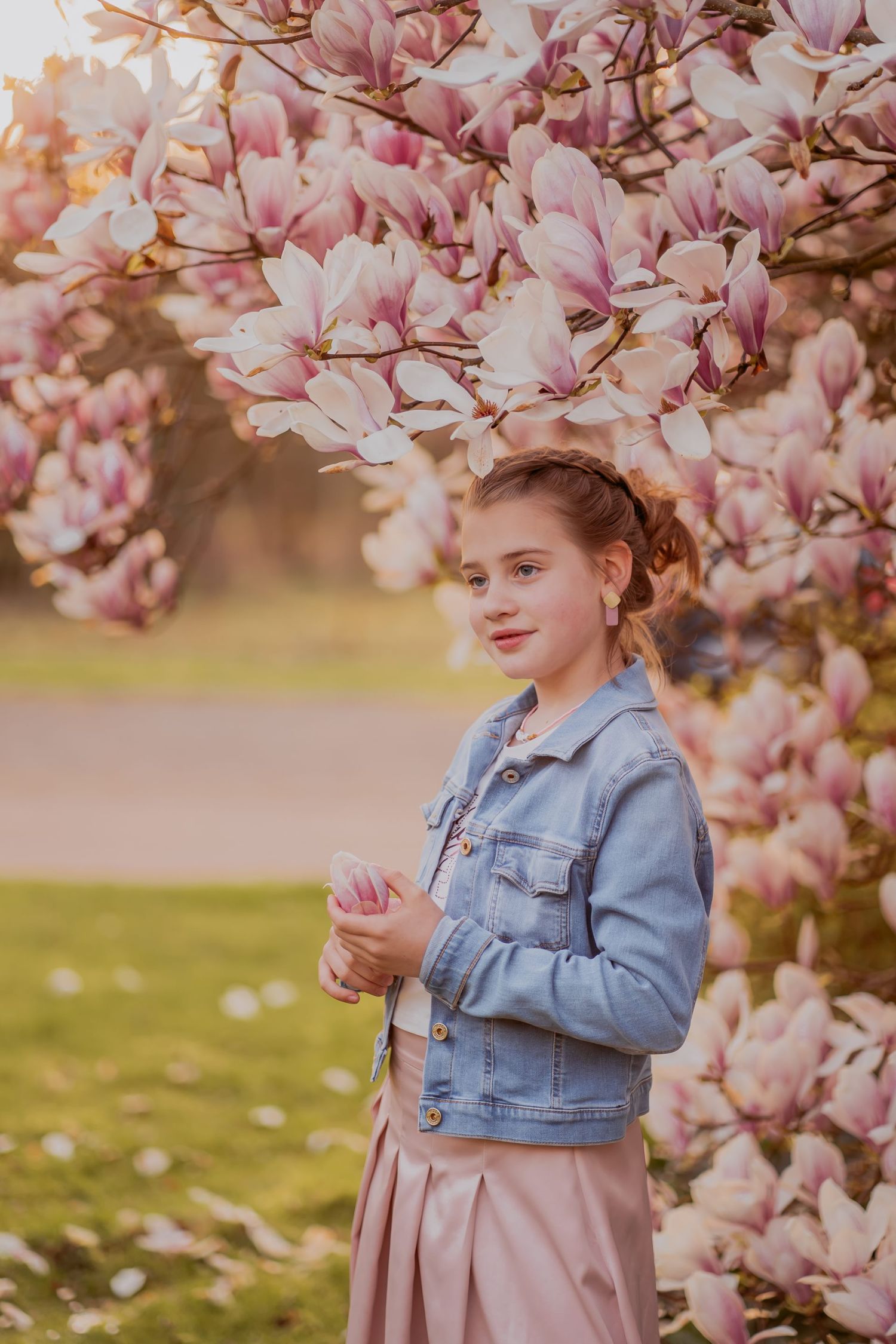 romantische sprookjesachtige communiefoto's