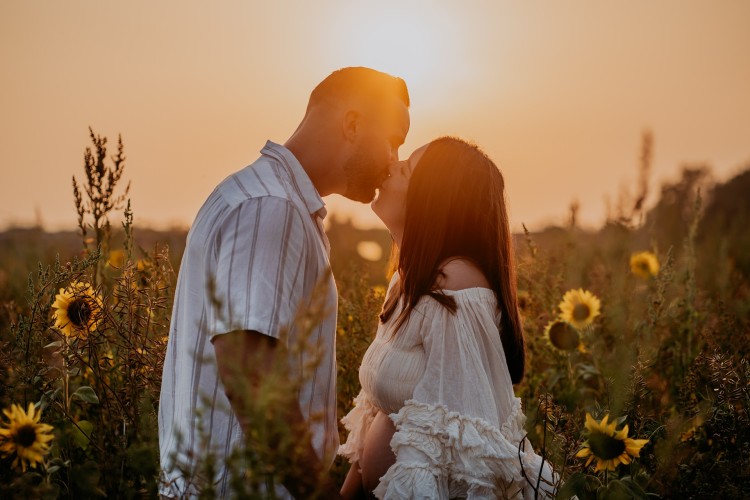 Zwangerschapsfoto's door de fotograaf te Ravels