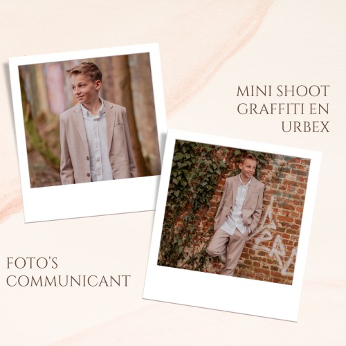 Mini shoots communie vanaf 200 euro