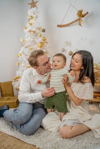 Kerstsetting inbegrepen bij een Cakesmash of Newbornshoot in november!